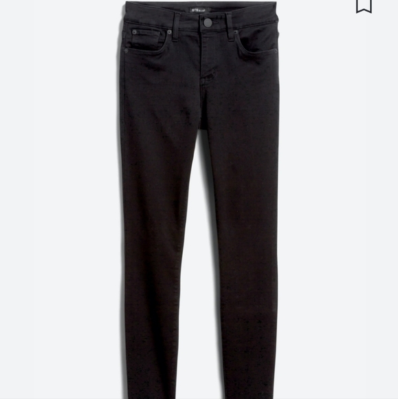 STS BLUE Emma Black Step Hem Skinny Jean - Picture 3 of 6